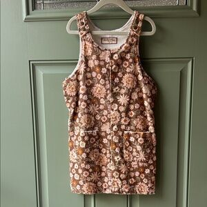 Cheeky Plum Floral Corduroy Top